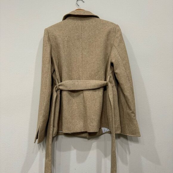 Favorite Daughter Adrienne Belted Jacket Tan Large - Picture 5 of 15